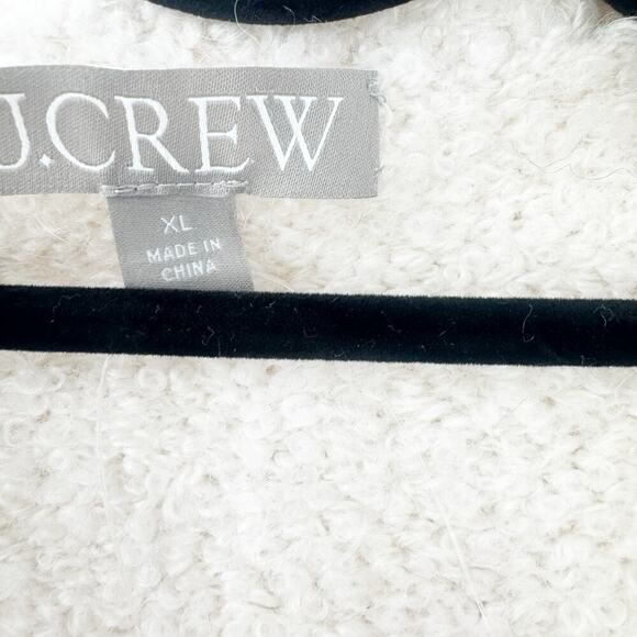 J. Crew Fair Isle Johnny-Collar Pullover Sweater in Boucle Yarn Size XL NWT - Picture 10 of 13